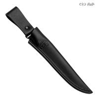 Ножны кожаные для ножа Финка-3 (черные)