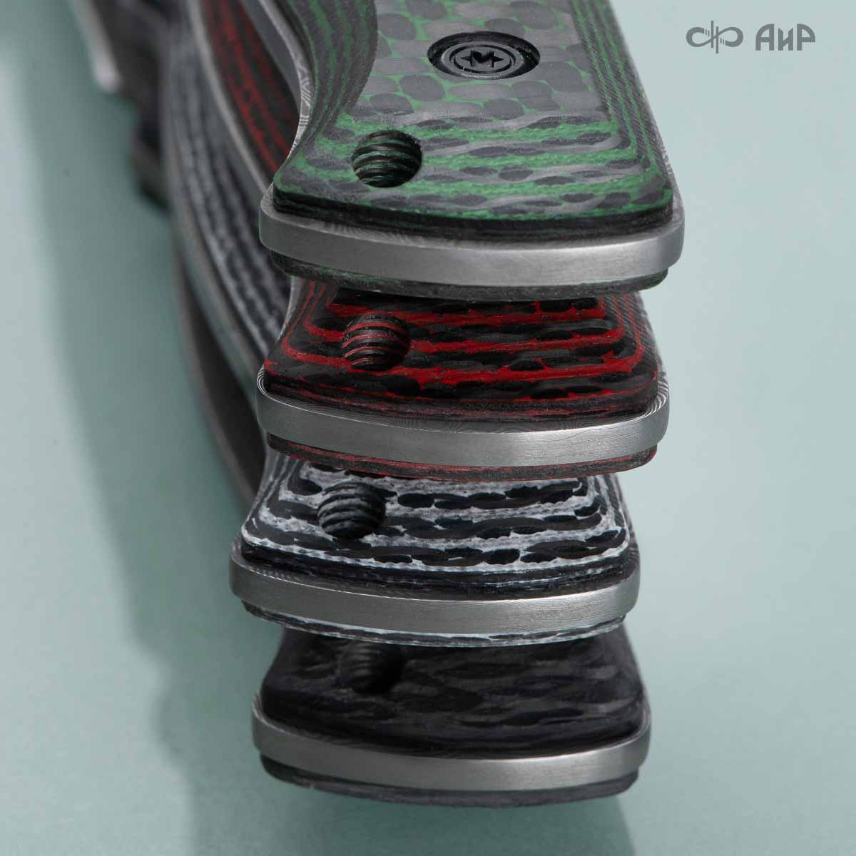 Стриж-Т (карбон зебра белый) дамасская сталь ZDI-1016 - Компания «АиР»