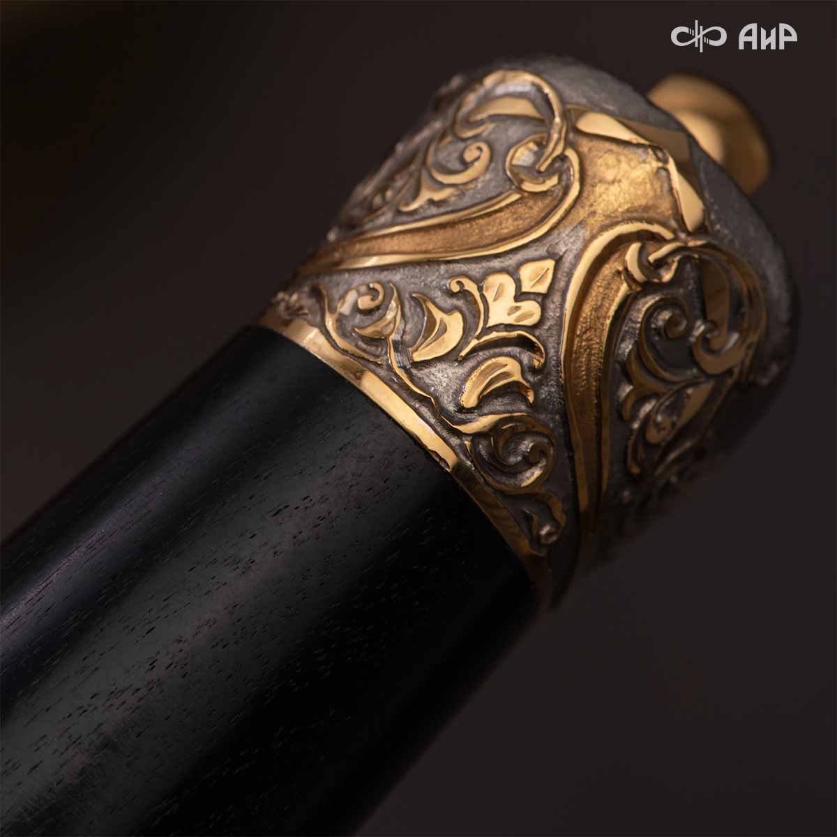  Нож Лиса с сюжетом Лисы на охоте, комбинированные ножны, Артикул: 38906 - Компания «АиР»