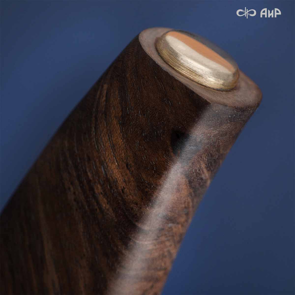 Набор Поварской-3 (стабилизированный кап ореховый, фибра) дамасская сталь ZDI-1016, узор капля NEW - Компания «АиР»