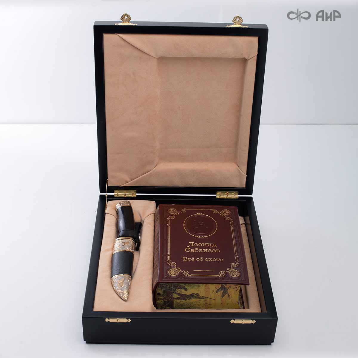  Набор с ножом Все об охоте, Артикул: 38909 - Компания «АиР»