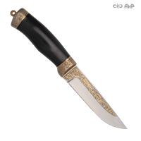  Нож Лиса с сюжетом Леопард на охоте, Артикул: 38669