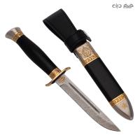  Нож Финка-2 НКВД с золотом, ZDI-1016, комбинированные ножны Артикул: 39016, 39017, 39018, 39019