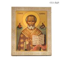 Икона в окладе Святитель Николай Чудотворец, Артикул: 37772
