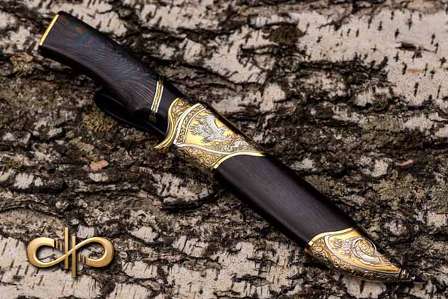 Материал рукояти ножа - стабилизированная древесина премиум - Компания «АиР». Блог оружейников Златоуста