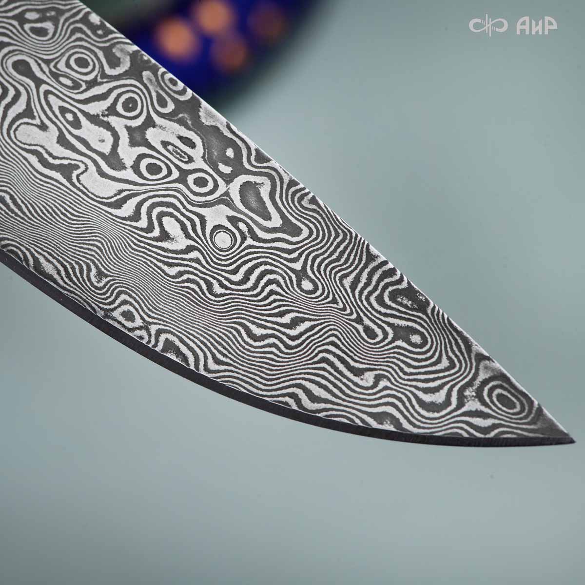 Стриж-Т (карбон черный) дамасская сталь ZDI-1016 - Компания «АиР»