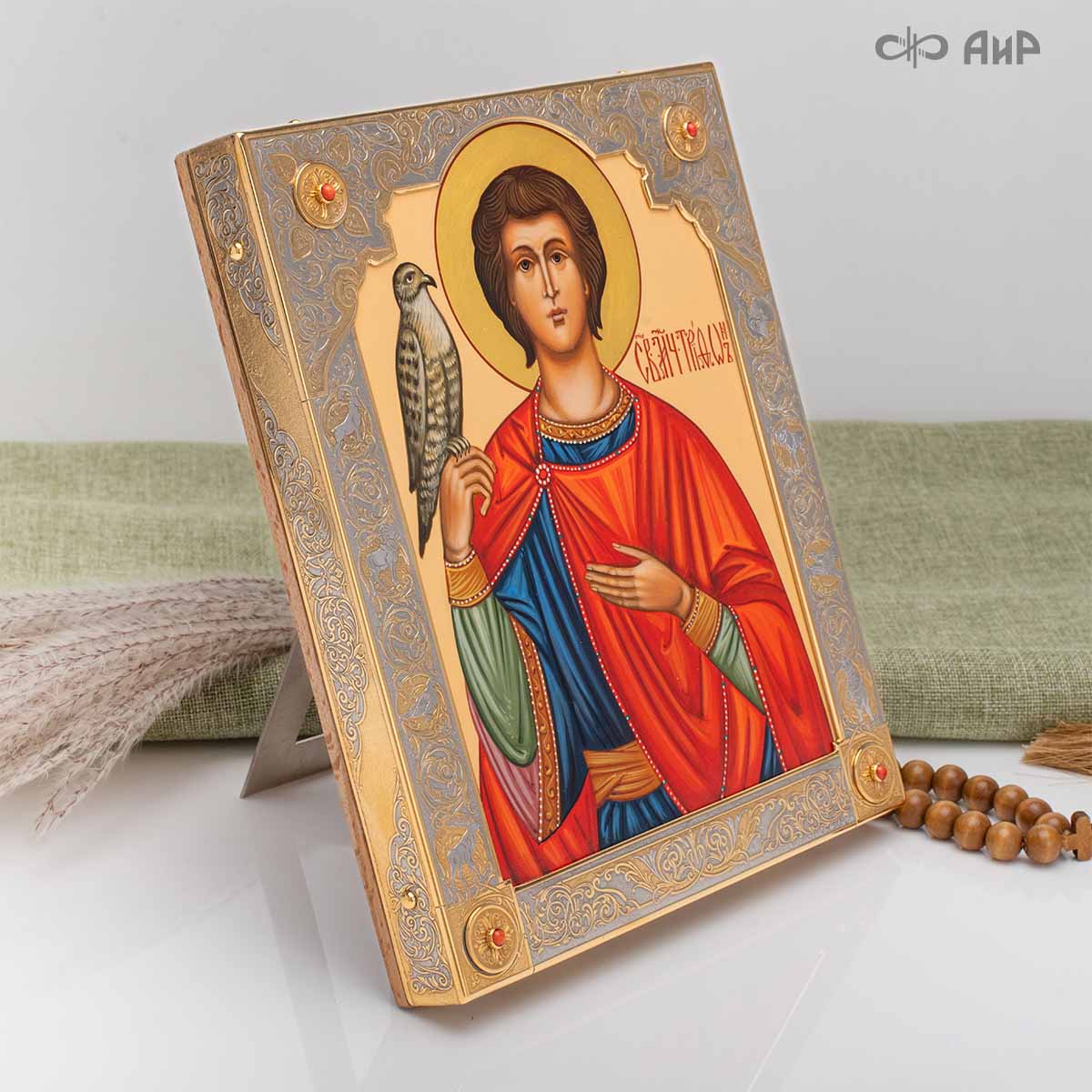  Икона в окладе Святой Мученик Трифон, Артикул: 39140 - Компания «АиР»