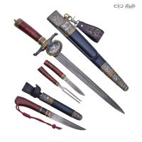 Гарнитур охотничий Царская охота, с хиршфангером, Артикул: 39191 - Компания «АиР»