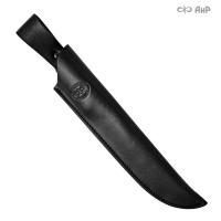 Ножны кожаные для ножа Таежный (черные)