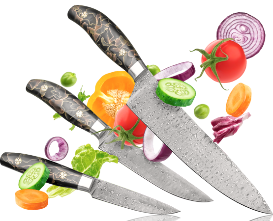 Кухонные ножи, поварские наборы