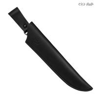 Ножны кожаные для ножа Шаман-1 (черные)