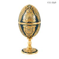 Яйцо сувенирное с белым фианитом, Артикул: 2192 - Компания «АиР»