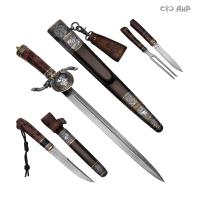 Гарнитур охотничий Великаны леса, с хиршфангером, Артикул: 39207