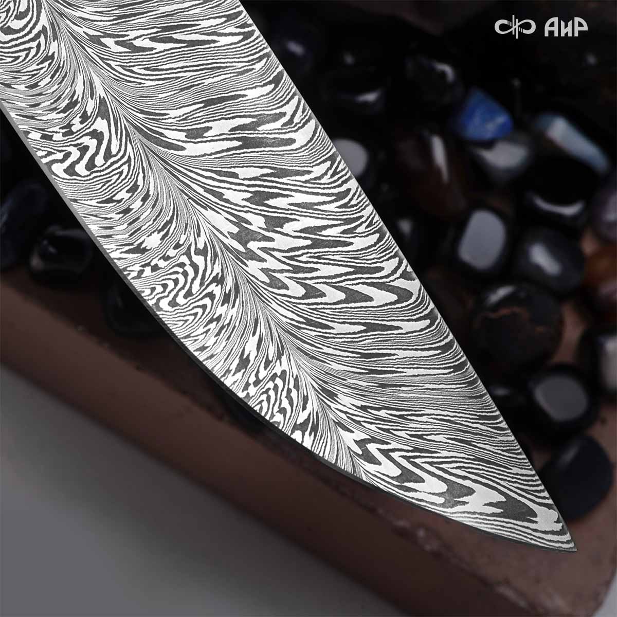 Нож Чернокрылый павлин, авторские ножны, Артикул: 39240 - Компания «АиР»