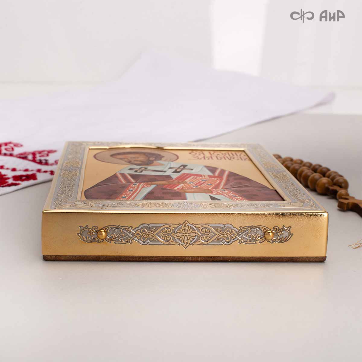 Икона в окладе Святитель Иоанн Златоуст, Артикул: 38811 - Компания «АиР»