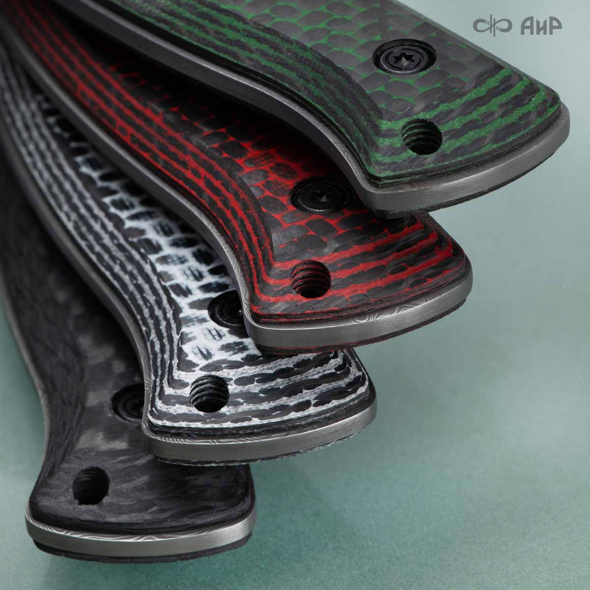 Стриж-Т (карбон черный) дамасская сталь ZDI-1016 - Компания «АиР»