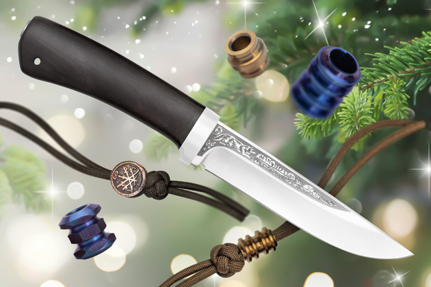 Лайфхак: простой способ украсить свой нож к Новому году - Промышленное клинковое производство. Компания «АиР»
