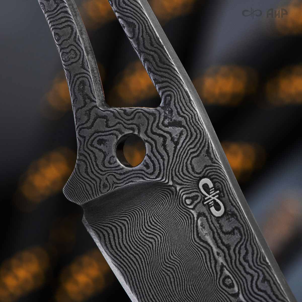 Купить нож Шейный (кайдекс) дамасская сталь ZD-0803, длина 170 мм ...