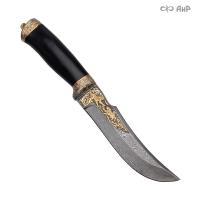 Нож Клык с сюжетом Рысь и пес, Артикул: 39098