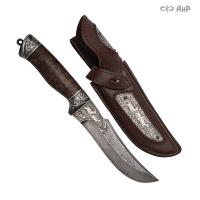 Нож Клык люкс с сюжетом Олени в лесу, Артикул: 38395