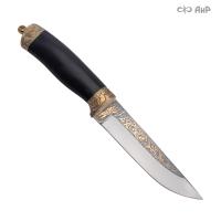 Нож Лиса с сюжетом Охотник и дикие утки, Артикул: 39299