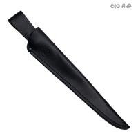 Ножны кожаные для ножа Белуга (черные)