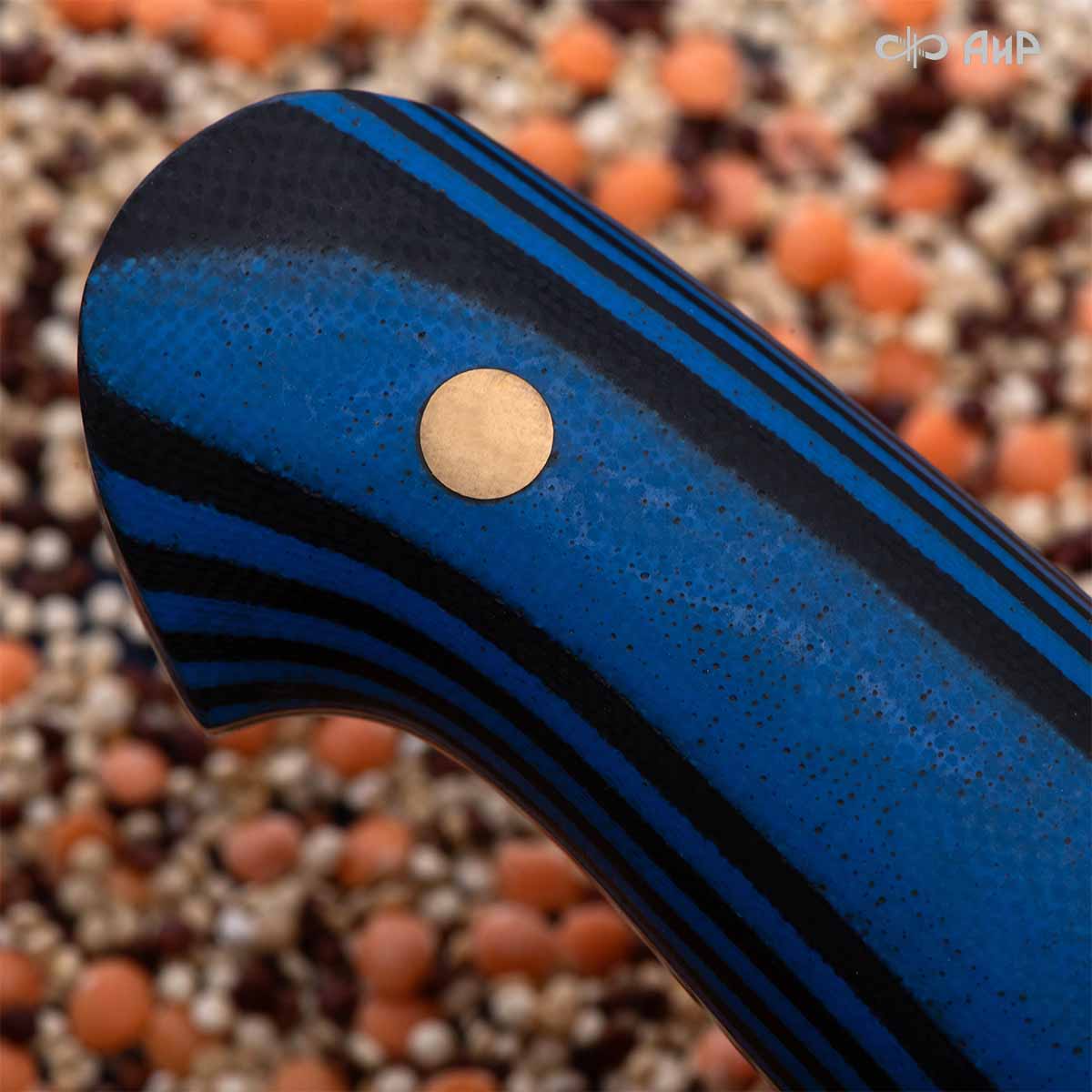 Набор Сантоку-3 ЦМ (G10 черно-синий) CPR - Компания «АиР»