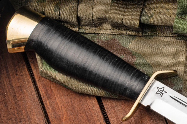 Материал рукояти ножа - наборная кожа - Компания «АиР». Блог оружейников Златоуста