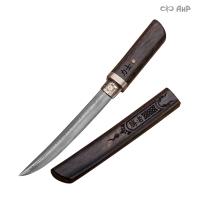  Нож "Айкути" из дамасской стали ZDI-1016 (макасар) - Компания «АиР»