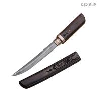  Нож "Айкути" из дамасской стали ZDI-1016 (граб) - Компания «АиР»