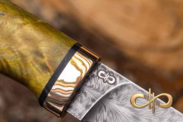 Материал рукояти ножа - стабилизированная древесина премиум - Компания «АиР». Блог оружейников Златоуста