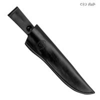 Ножны кожаные для ножа Стрелец (черные)