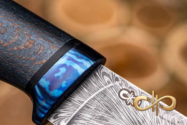 Материал рукояти ножа - стабилизированная древесина премиум - Компания «АиР». Блог оружейников Златоуста