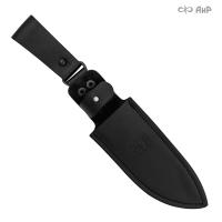 Ножны кожаные для ножа Гепард (черные)