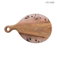 Доска сервировочная Ольха, карагач, жемчуг, 32 см
