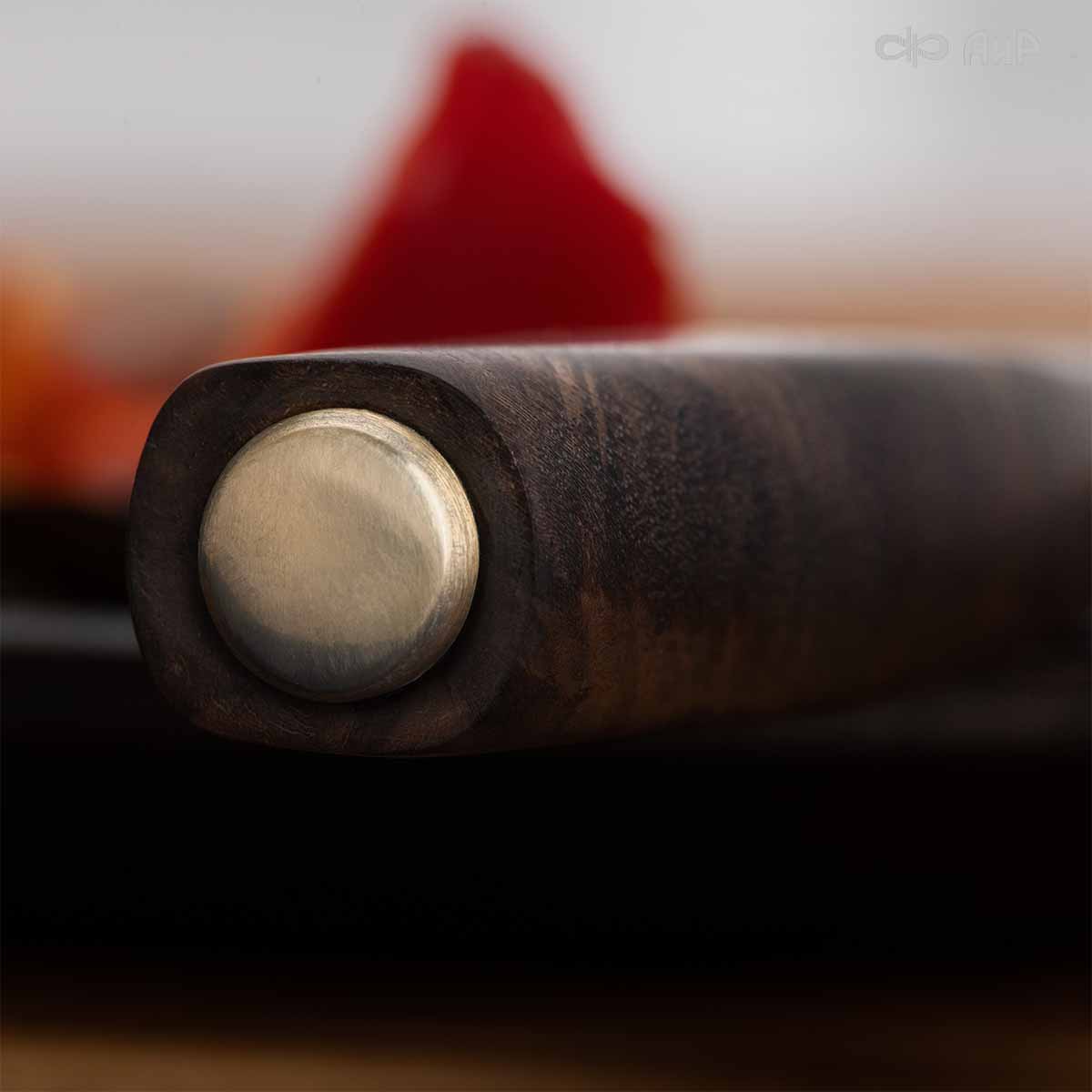 Набор Поварской-3 (стабилизированный кап ореховый, фибра) дамасская сталь ZDI-1016, узор капля NEW - Компания «АиР»