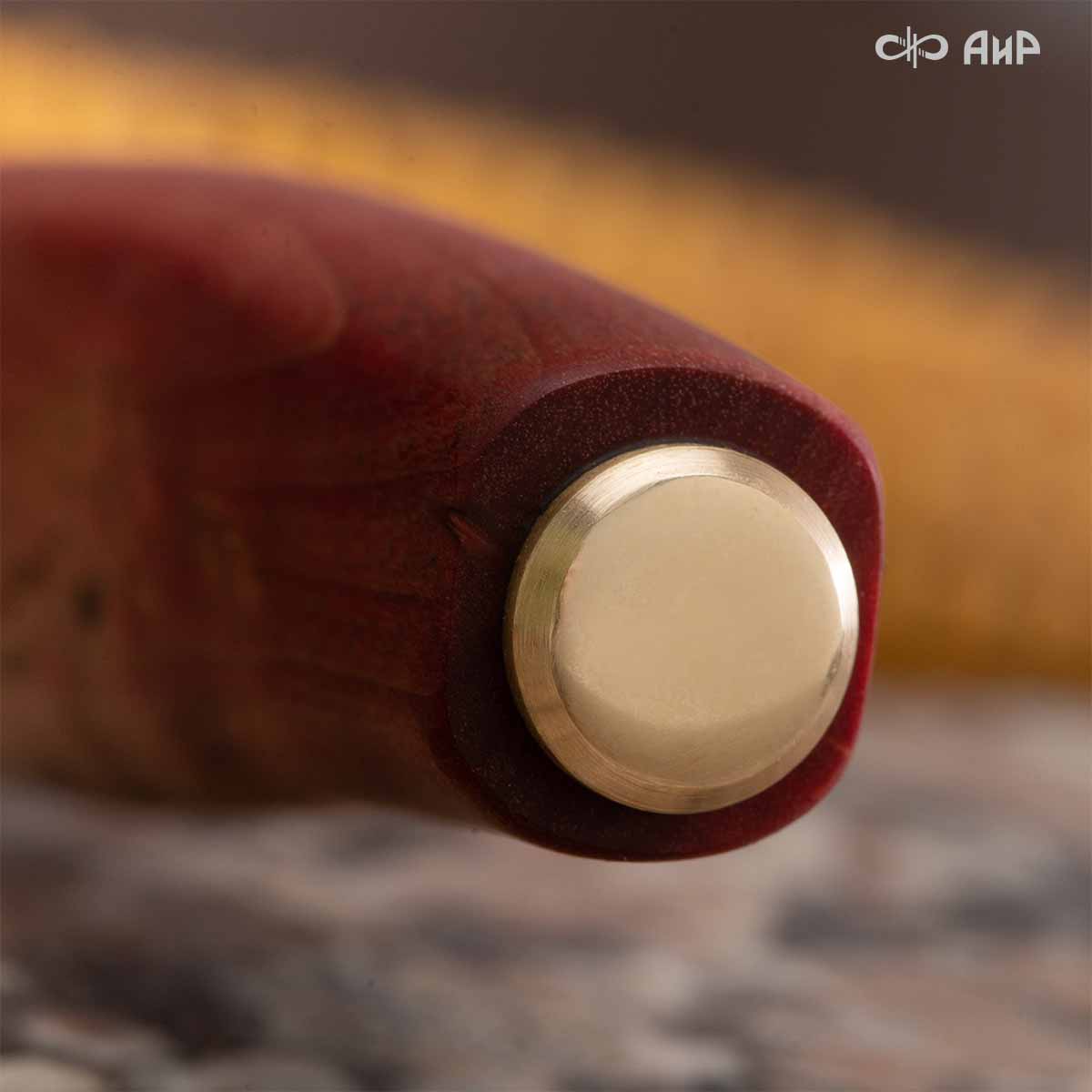 Овощной малый (стабилизированная карельская береза красная) дамасская сталь ZDI-1016 - Компания «АиР»