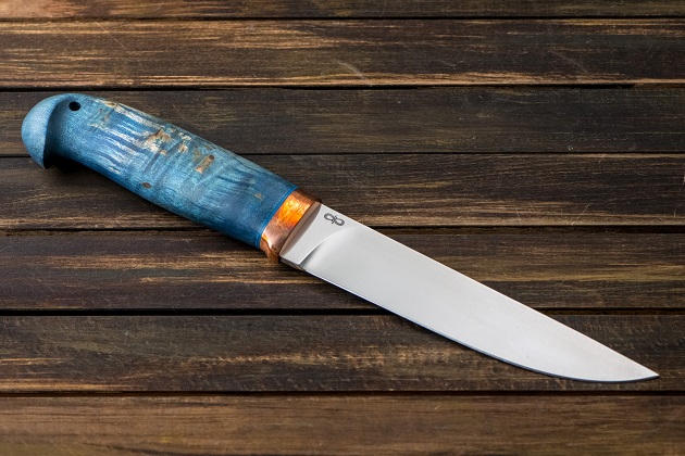 Новинка нестандартной комплектации ножа – гарда из меди. - Промышленное клинковое производство. Компания «АиР»