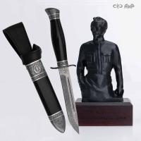 Набор Железный Феликс & Финка-2 НКВД с серебром, ZDI-1016, комбинированные ножны - Компания «АиР»