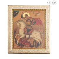 Икона в окладе Святой великомученик Георгий Победоносец, Артикул: 37494