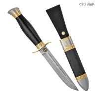  Нож Финка-2 ВМФ с золотом, ZDI-1016, комбинированные ножны Артикул: 35359 - Компания «АиР»