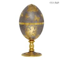 Яйцо сувенирное Амур с белым фианитом, Артикул: 22021