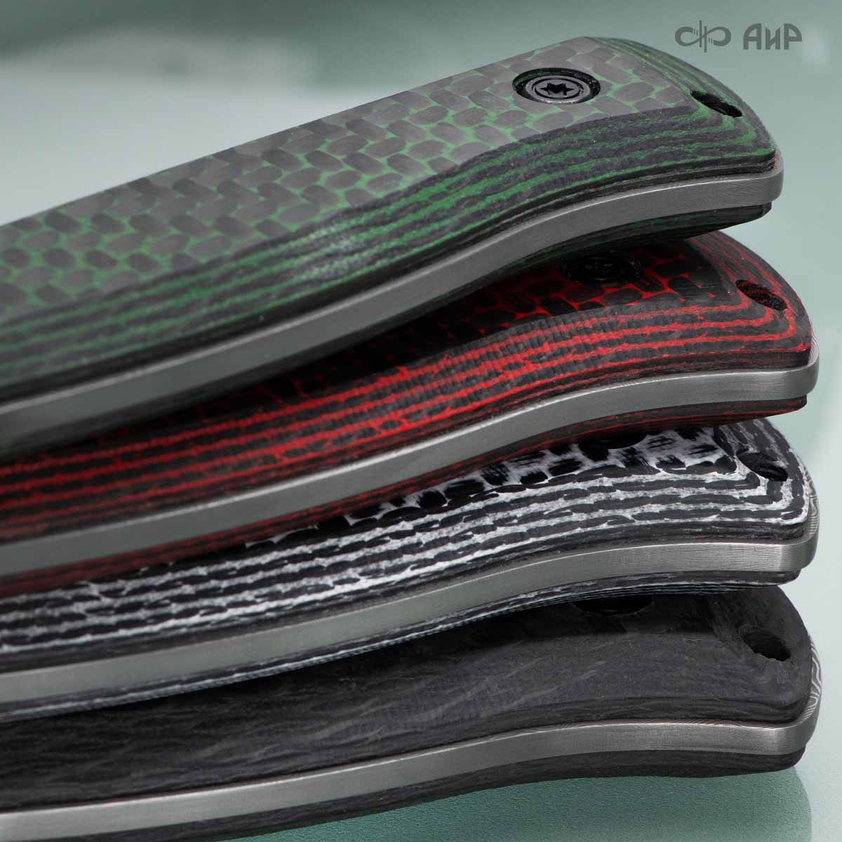 Стриж-Т (карбон черный) дамасская сталь ZDI-1016 - Компания «АиР»