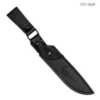 Ножны кожаные для ножа "Штрафбат" (черные) - Компания «АиР»