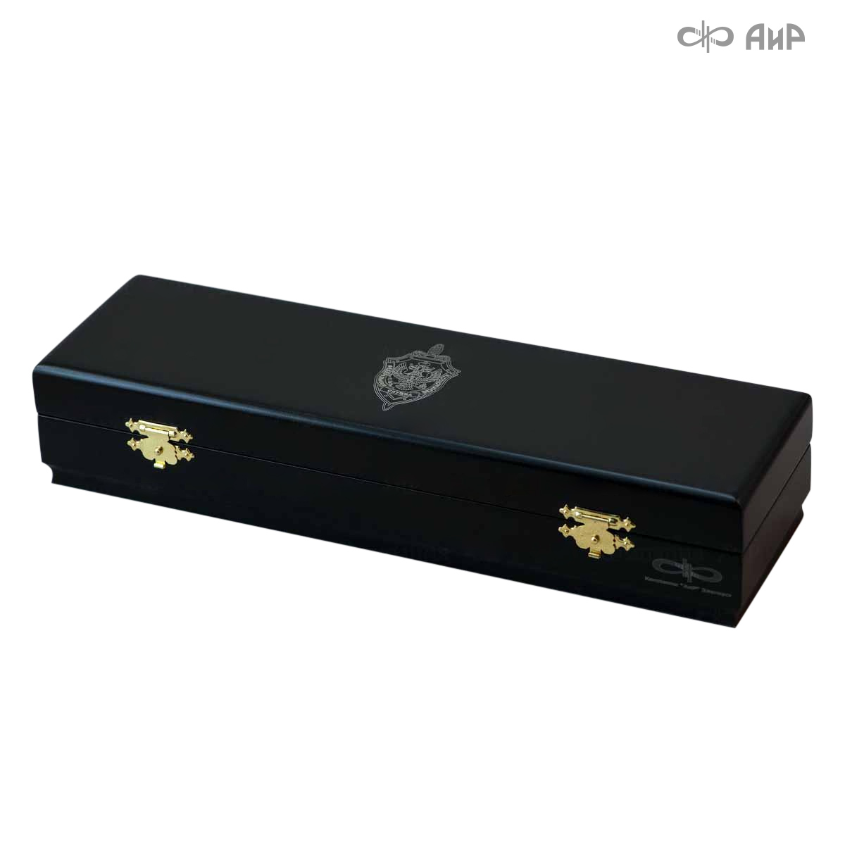 Коробка деревянная (укладка бархат) с лазерной гравировкой - Компания «АиР»