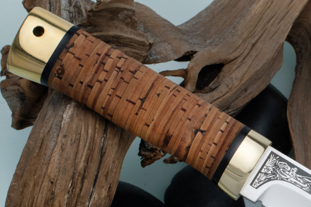 Материал рукояти ножа - наборная береста - Компания «АиР». Блог оружейников Златоуста