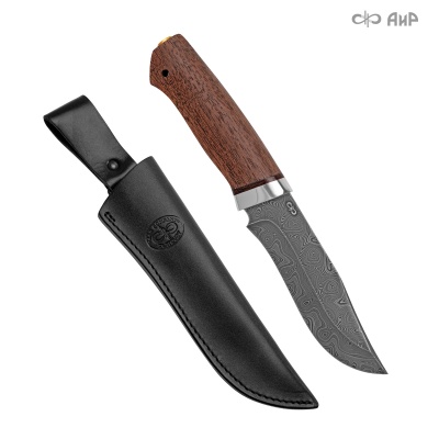 Клычок-3 (орех, с ввертышем дамасская сталь ZDI-1016 - Компания «АиР»