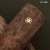 Сербский нож ЦМ (стабилизированная карельская береза натуральная, латунь, кастомная заточка) - Компания «АиР»