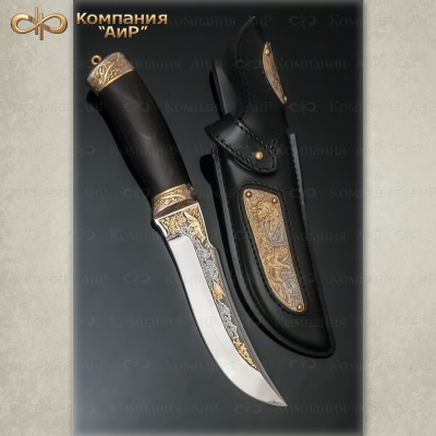 Нож Клык люкс с сюжетом Хитрая лиса на охоте, Артикул: 2948 - Компания «АиР»