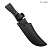 Ножны кожаные для ножа Клык (черные) - Компания «АиР»